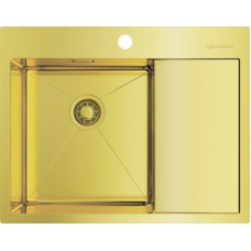 Мойка кухонная Omoikiri Akisame 65-LG-L светлое золото