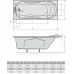 Акриловая ванна Alpen Adriana 180x74 48111