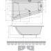 Акриловая ванна Alpen Triangl 180x120 19611 левая