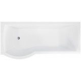 Акриловая ванна Besco Inspiro 150x70 WAI-150-NLE левая с душевой шторкой
