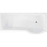 Акриловая ванна Besco Inspiro 150x70 WAI-150-NPR правая с душевой шторкой