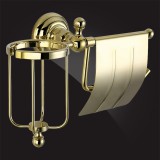 Держатель туалетной бумаги и освежителя воздуха Elghansa Praktic Gold PRK-360-Gold золото