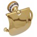 Держатель туалетной бумаги Fixsen Bogema gold FX-78510G с крышкой