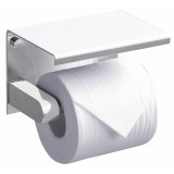 Держатель туалетной бумаги Rush Edge ED77141 White с полкой для телефона, белый