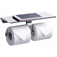 Держатель туалетной бумаги Rush Edge ED77142B с двойной полкой для телефона, модель B