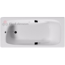 Чугунная ванна Goldman Art 180x85 с отверстиями под ручки