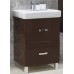 Мебель для ванной Акватон Америна 60 Н напольная темно-коричневая правая