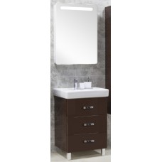 Мебель для ванной Акватон Америна 70 М напольная темно-коричневая левая