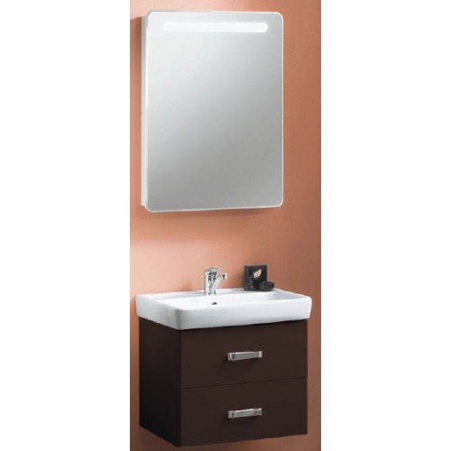 Мебель для ванной Акватон Америна 70 подвесная темно-коричневая правая