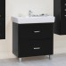 Мебель для ванной Акватон Америна 80 Н напольная черная