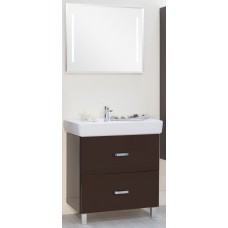 Мебель для ванной Акватон Америна 80 Н напольная темно-коричневая