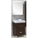 Мебель для ванной Акватон Америна 80 Н напольная темно-коричневая правая