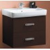 Мебель для ванной Акватон Америна 80 подвесная темно-коричневая левая