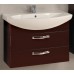 Мебель для ванной Акватон Ария 80 М подвесная темно-коричневая