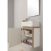 Мебель для ванной Акватон Эклипс М 45 подвесная левая эбони светлая