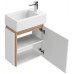 Мебель для ванной Акватон Эклипс М 45 подвесная правая эбони светлая