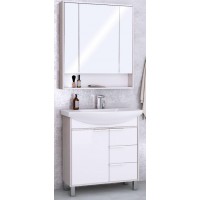 Мебель для ванной Акватон Рико 85 напольная с зеркальным шкафом