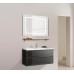 Мебель для ванной Акватон Римини 100 подвесная черная глянцевая с раковиной Премьер М 100