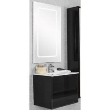 Мебель для ванной Акватон Римини 61 подвесная черная глянцевая
