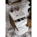 Мебель для ванной Акватон Сканди 45 подвесная белая дуб рустикальный
