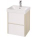 Мебель для ванной Акватон Сканди 45 подвесная белая дуб верона