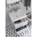 Мебель для ванной Акватон Сканди 55 подвесная белая дуб верона