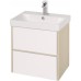 Мебель для ванной Акватон Сканди 55 подвесная белая дуб верона