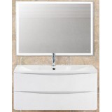 Мебель для ванной BelBagno Acqua 100 подвесная bianco lucido зеркало с сенсорным выключателем