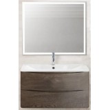 Мебель для ванной BelBagno Acqua 80 подвесная rovere nature grigio зеркало с электровыключателем