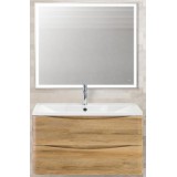 Мебель для ванной BelBagno Acqua 90 подвесная rovere rustico зеркало с электровыключателем
