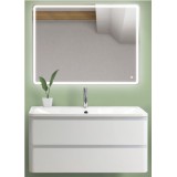 Мебель для ванной BelBagno Albano 100 подвесная bianco lucido