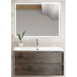 Мебель для ванной BelBagno Albano 100 подвесная rovere nature grigio