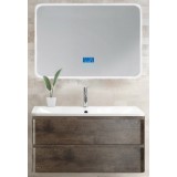 Мебель для ванной BelBagno Albano 80 подвесная rovere nature grigio с зеркалом с bluetooth-приемником