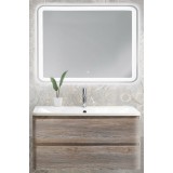 Мебель для ванной BelBagno Albano 90 подвесная pino scania с закругленым зеркалом