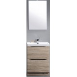 Мебель для ванной BelBagno Ancona-N 60 напольная rovere bianco с зеркалом
