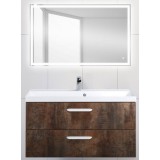 Мебель для ванной BelBagno Aurora 100 подвесная metallo vintage зеркало с сенсорным выключателем
