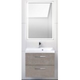 Мебель для ванной BelBagno Aurora 60 подвесная cemento pallido зеркало с электровыключателем