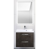 Мебель для ванной BelBagno Aurora 60 подвесная cemento scuro зеркало с электровыключателем