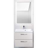 Мебель для ванной BelBagno Aurora 60 подвесная pietra bianca зеркало с электровыключателем