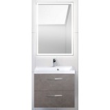 Мебель для ванной BelBagno Aurora 60 подвесная pietra grigio зеркало с электровыключателем