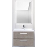 Мебель для ванной BelBagno Aurora 70 подвесная cemento pallido зеркало с электровыключателем