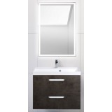 Мебель для ванной BelBagno Aurora 70 подвесная cemento scuro зеркало с электровыключателем