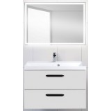 Мебель для ванной BelBagno Aurora 80 подвесная bianco opaco зеркало с электровыключателем