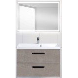 Мебель для ванной BelBagno Aurora 80 подвесная cemento pallido зеркало с сенсорным выключателем