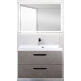 Мебель для ванной BelBagno Aurora 80 подвесная pietra grigio зеркало с электровыключателем