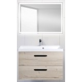 Мебель для ванной BelBagno Aurora 80 подвесная rovere galifax bianco зеркало с электровыключателем