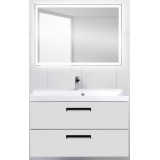 Мебель для ванной BelBagno Aurora 90 подвесная bianco opaco зеркало с электровыключателем