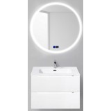 Мебель для ванной BelBagno Etna 70 подвесная bianco lucido с зеркалом с bluetooth микрофоном и динамиками