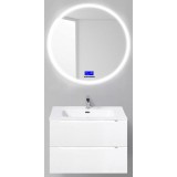 Мебель для ванной BelBagno Etna 70 подвесная bianco lucido с зеркалом с bluetooth термометром и радио
