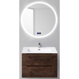 Мебель для ванной BelBagno Etna 70 подвесная rovere moro с зеркалом с bluetooth микрофоном и динамиками